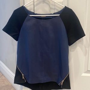 Rebecca Minkoff zipper shirt